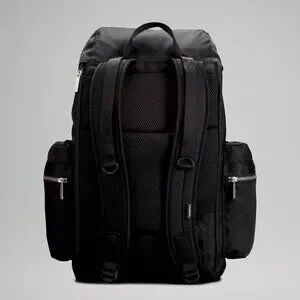 Lululemon Wunderlust 25L Backpack Black Practical Travel Yoga Companion Unisex Lululemon Wunderlust Backpack 25l In Black | ModeSens main image 3